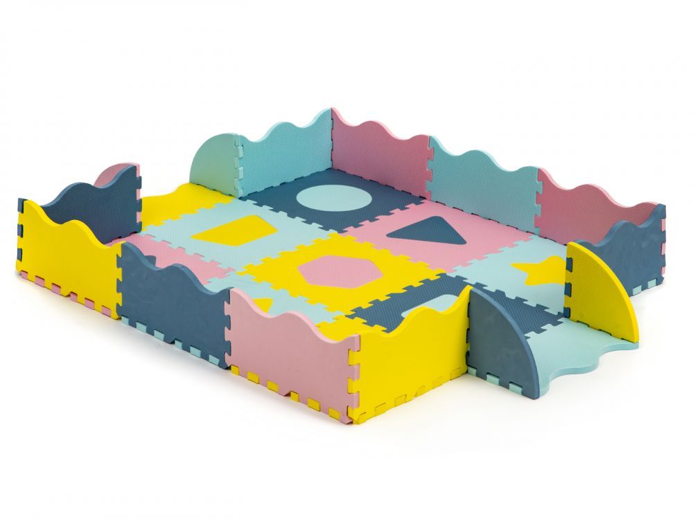 Levně Ecotoys Pěnová podložka pro děti PUZZLE 121,5 cm, 008