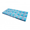 Skládací matrace vzory modré 8 cm 65x195 cm