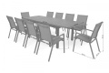 Rozkládací zahradní sestava Venosa Atella Grey / Taupe 10+1