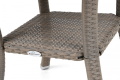 Zahradní sestava Sumba Square Beige Melange 4+1 s podsedáky