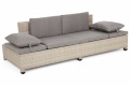 Zahradní ratanová pohovka Milano Light Grey / Grey Melange