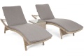 Sestava lehátek Marbella Beige / Beige Melange + stolek