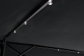 Zahradní slunečník Malta 270 cm Grey / Light Grey s LED osvětlením