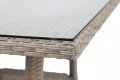 Zahradní sestava Sumba Square Beige Melange 4+1 s podsedáky