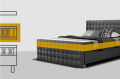 Postel boxspring Imperia Soft-Top