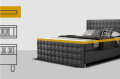 Postel boxspring Imperia Hard-Top