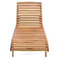 Dřevěné zahradní lehátko Lux