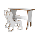 Dětský stolek bílá MDF