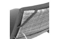 Sestava lehátek Marbella White / Grey + stolek