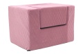 Dětské křesílko + taburet Matt růžové
