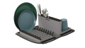Odkapávač Dunton Foldable Dish Rack with Sponge Drain 