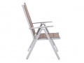Zahradní židle Ibiza Pollywood Silver / Taupe