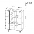 Kombinovaná komoda Lofter 04