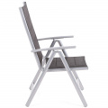 Zahradní sestava Ibiza Pollywood 185 cm Silver / Black 8+1