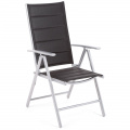 Zahradní sestava Ibiza Pollywood 185 cm Silver / Black 8+1