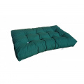 Set polstrování na pohovku z palet 120 x 80 cm - tmavě zelená