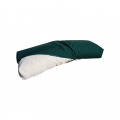 Set polstrování se zipem na pohovku z palet 120 x 80 cm - tmavě zelená