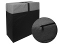 Skládací matrace pro hosty Sawana 65x195x10 cm tmavě hnědá