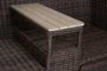 Zahradní ratanová pohovka Michigan Brown Mat / Brown Melange