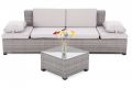 Zahradní ratanová pohovka Milano Grey / Light Grey