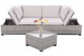 Zahradní ratanová pohovka Milano Grey / Light Grey