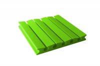 Akustická pěna premium PM-3U zelená 45x45x6 cm