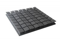 Akustická pěna premium PM-8K-U grafit 60x60x6 cm