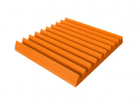 Akustická pěna V-profil oranžová 50x50x4 cm
