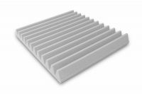 Akustická pěna V-profil šedá 50x50x4 cm