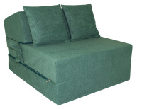 Rozkládací křeslo - matrace pro hosty Comfort zelené 70x200x15 cm