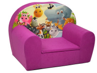 Dětské křesílko Afrika růžové