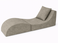 Skládací relaxační křeslo | Lehátko | Taburet | Green Tea