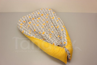 Hnízdečko pro miminko žlutá - motýlci