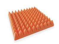 Akustická pěna jehlan oranžová 9 cm
