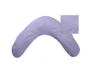 Kojící polštář fialové puntíky