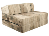 Rozkládací křeslo - matrace pro hosty Wood 90x200x15 cm
