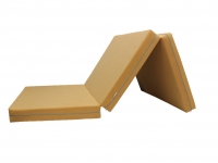 Skládací matrace pro hosty béžová 10 cm