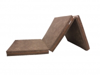 Skládací matrace pro hosty hnědá 8 cm