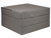 Skládací matrace pro hosty Sawana světle šedá