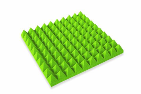 Akustická pěna jehlan zelená 5 cm