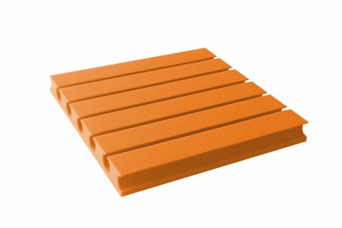 Akustická pěna premium PM-3 oranžová 45x45x6 cm