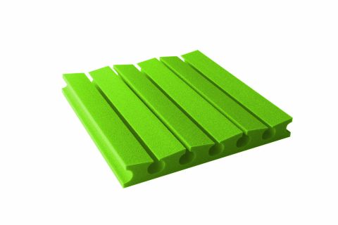 Akustická pěna premium PM-3U zelená 45x45x6 cm