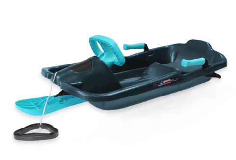 Boby s volantem Skipper 98x43x23 cm, titan modrá