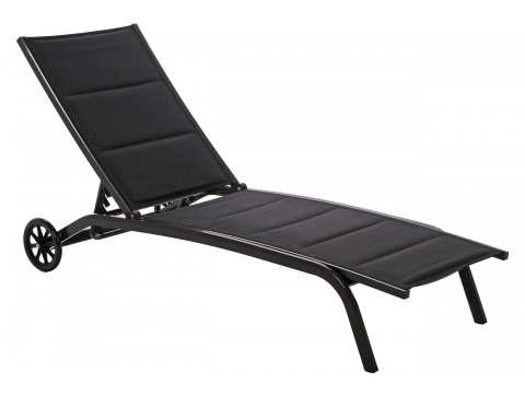 Zahradní lehátko Ibiza Black / Black