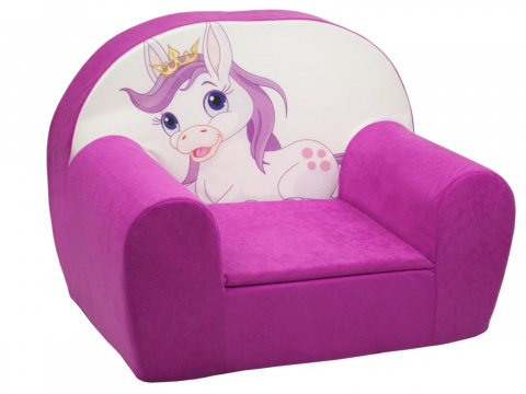 Dětské křesílko Poník růžové