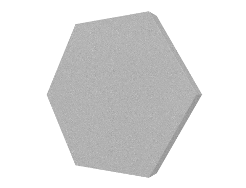 Absorpční panel HoneyFoam světle šedá 5 cm