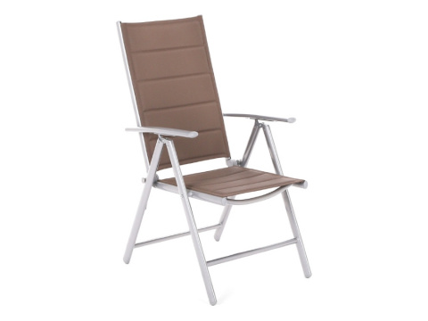 Zahradní židle Ibiza Pollywood Silver / Taupe
