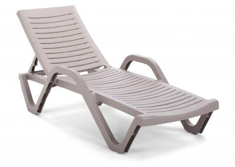 Zahradní lehátko Havana Basic Taupe