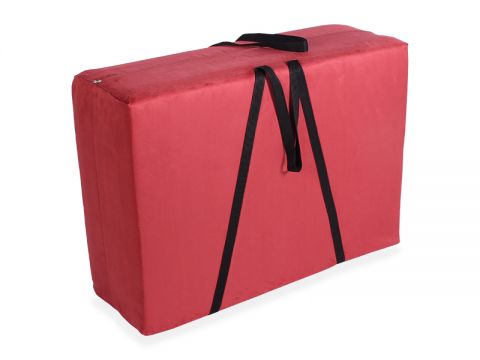 Obal - taška skládacích matrací 120x65x24 cm (pro matraci 120x195x8 cm) - vínový