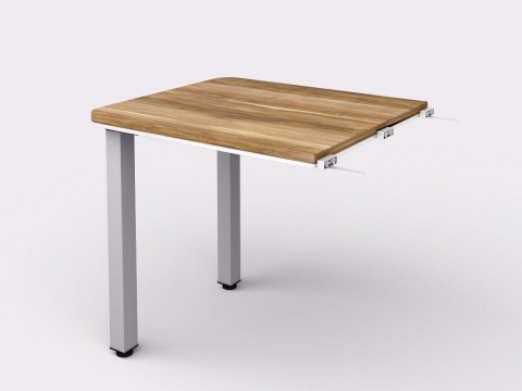 Přístavný kancelářský stolek Wels na kovových nohách 110 cm